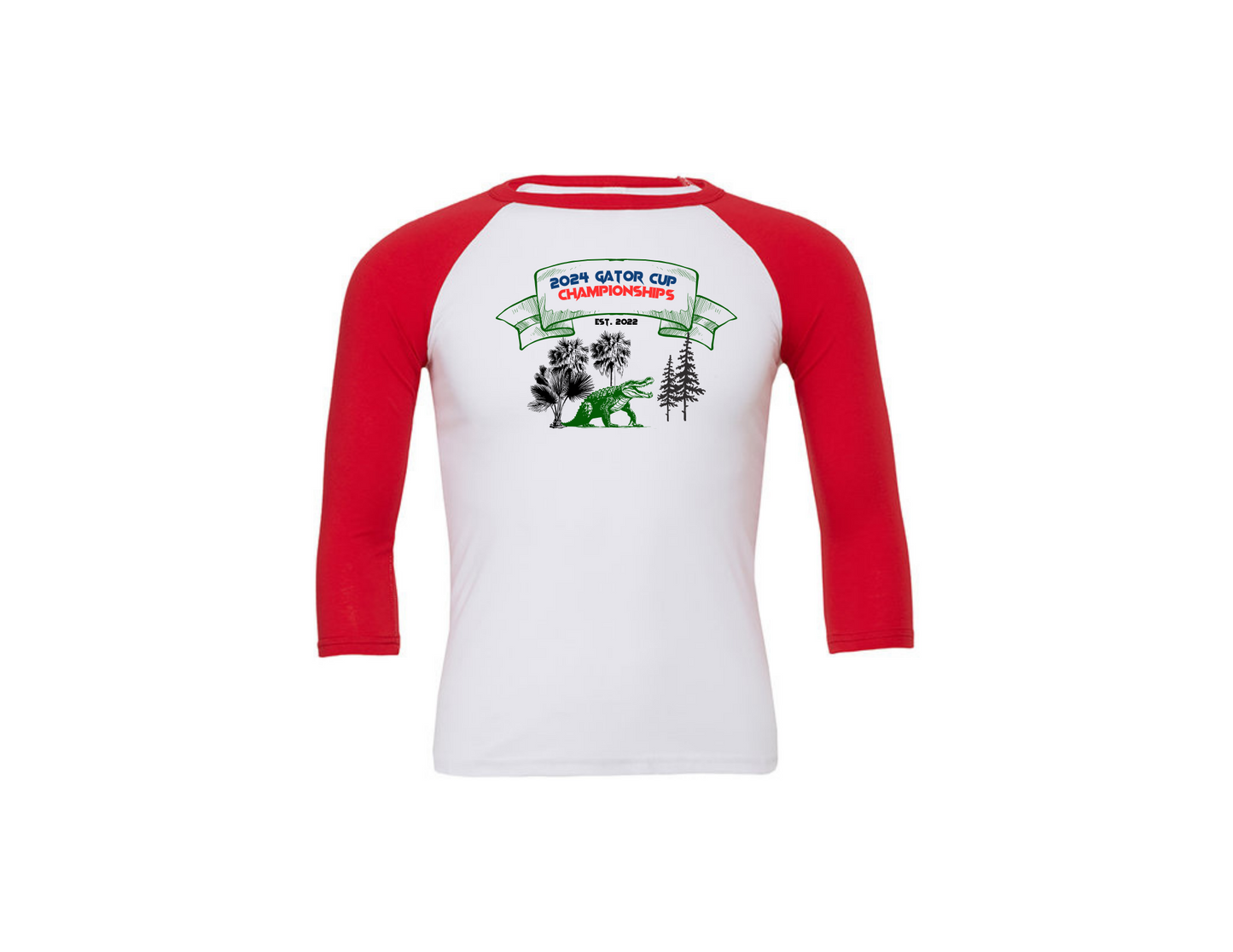 Gator Cup Raglan 3/4 Sleeve